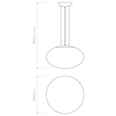 Image of Astro Zeppo 400 Ceiling Pendant Light