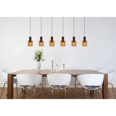Image of Lucide Toledo 3 Light Bar Ceiling Pendant