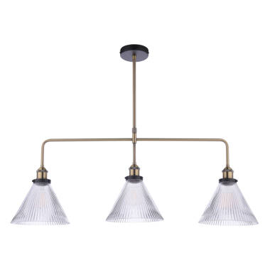 Image of Dar Ambre Bar Ceiling Pendant Light
