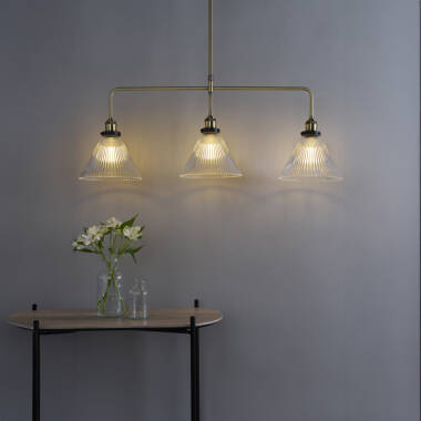 Image of Dar Ambre Bar Ceiling Pendant Light