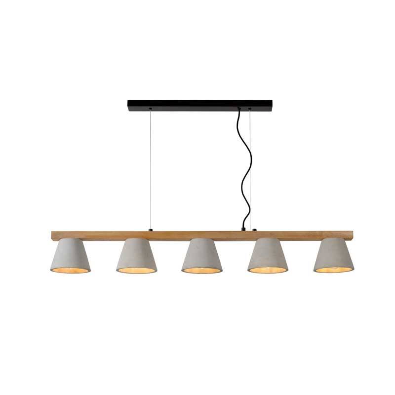 Image of Lucide Possio 5 Light Bar Ceiling Pendant
