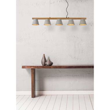 Image of Lucide Possio 5 Light Bar Ceiling Pendant