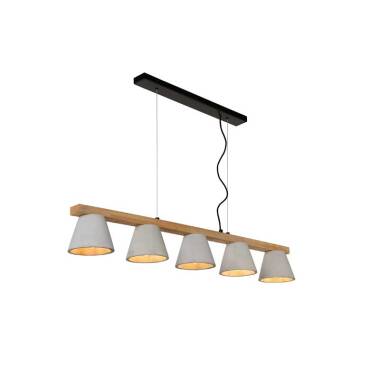 Image of Lucide Possio 5 Light Bar Ceiling Pendant