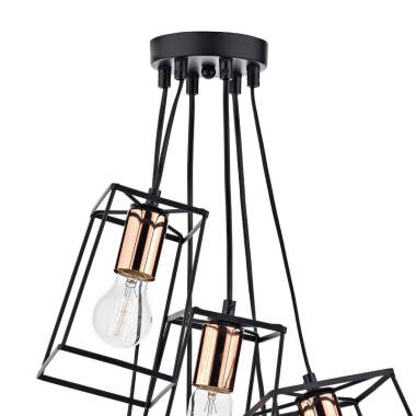 Image of Dar Tower 6 Light Cascade Ceiling Pendant Light