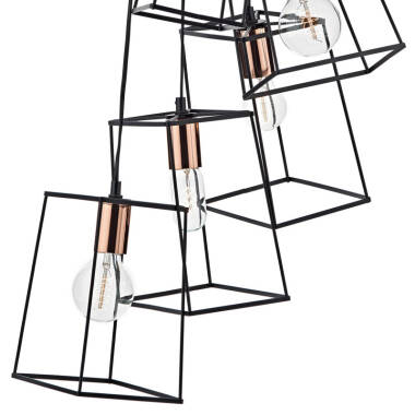 Image of Dar Tower 6 Light Cascade Ceiling Pendant Light