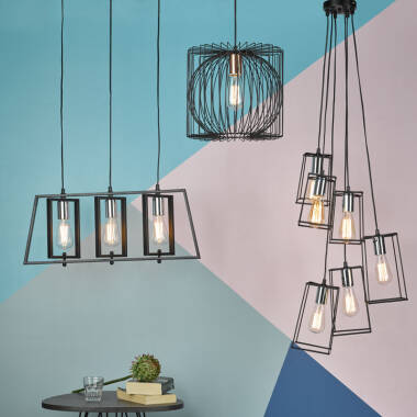 Image of Dar Tower 6 Light Cascade Ceiling Pendant Light