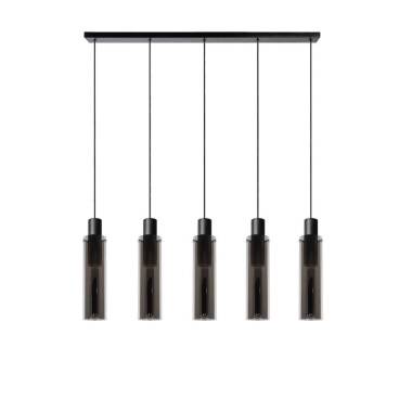 Image of Lucide Orlando 5 Light Glass Bar Ceiling Pendant