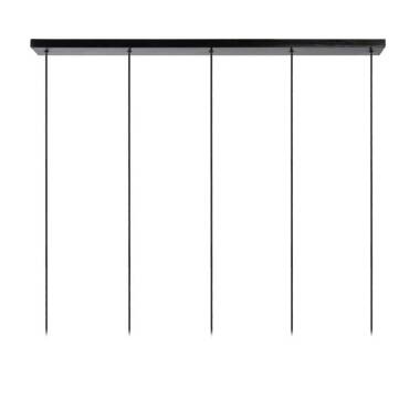 Image of Lucide Orlando 5 Light Glass Bar Ceiling Pendant