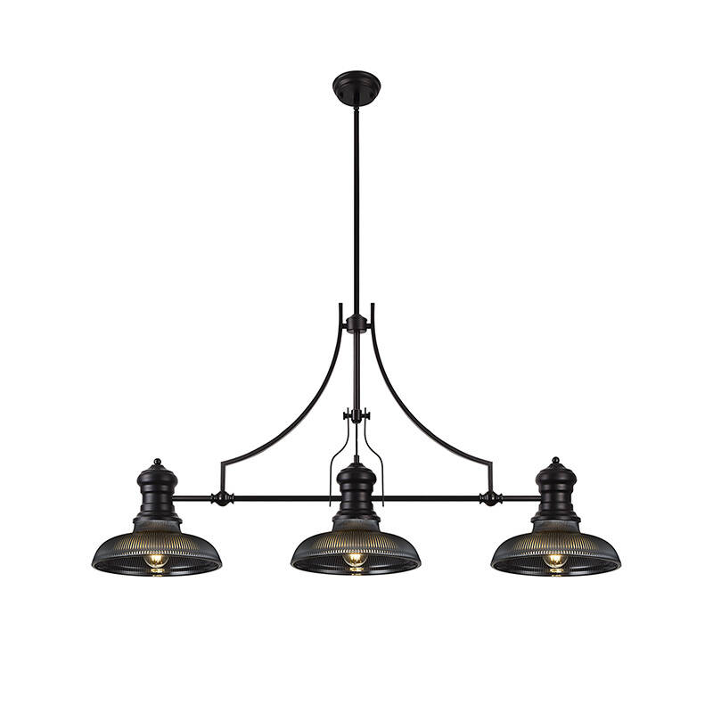 Image of Cedar 3 Light Glass Bar Ceiling Pendant