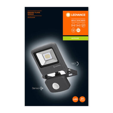 Image of Ledvance Endura 10W LED Floodlight with PIR Sensor