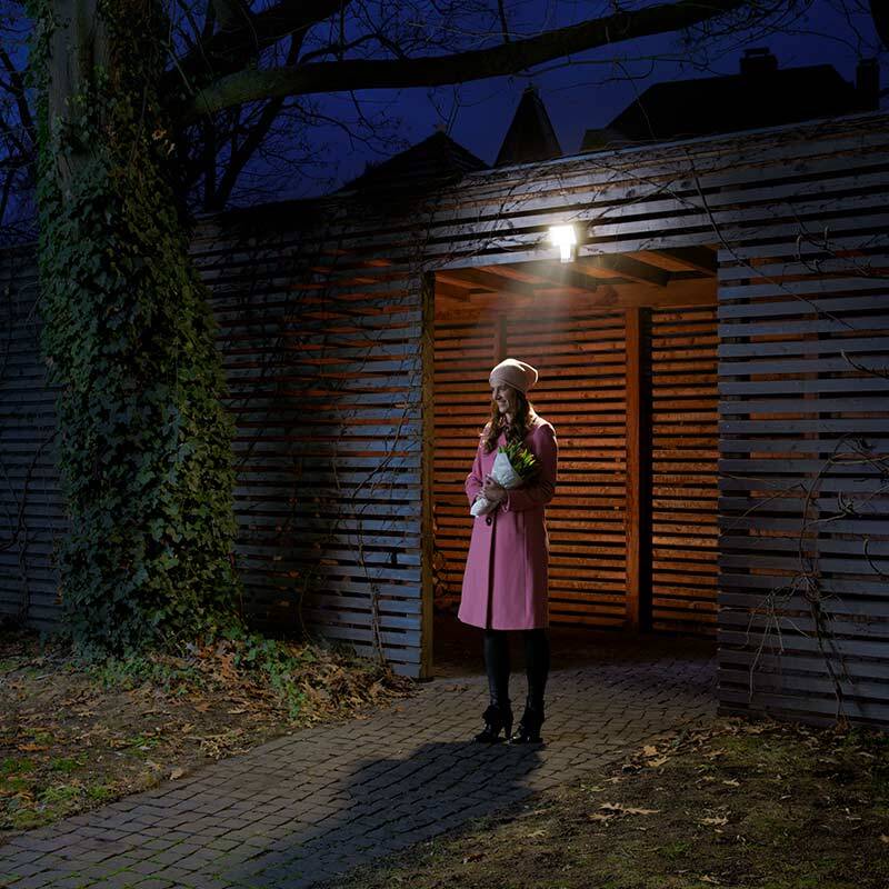 Image of Ledvance Endura Pro 27W Cool White LED Flood Sensor with PIR Sensor