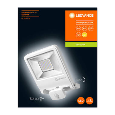 Image of Ledvance Endura 50W LED Floodlight with PIR Sensor