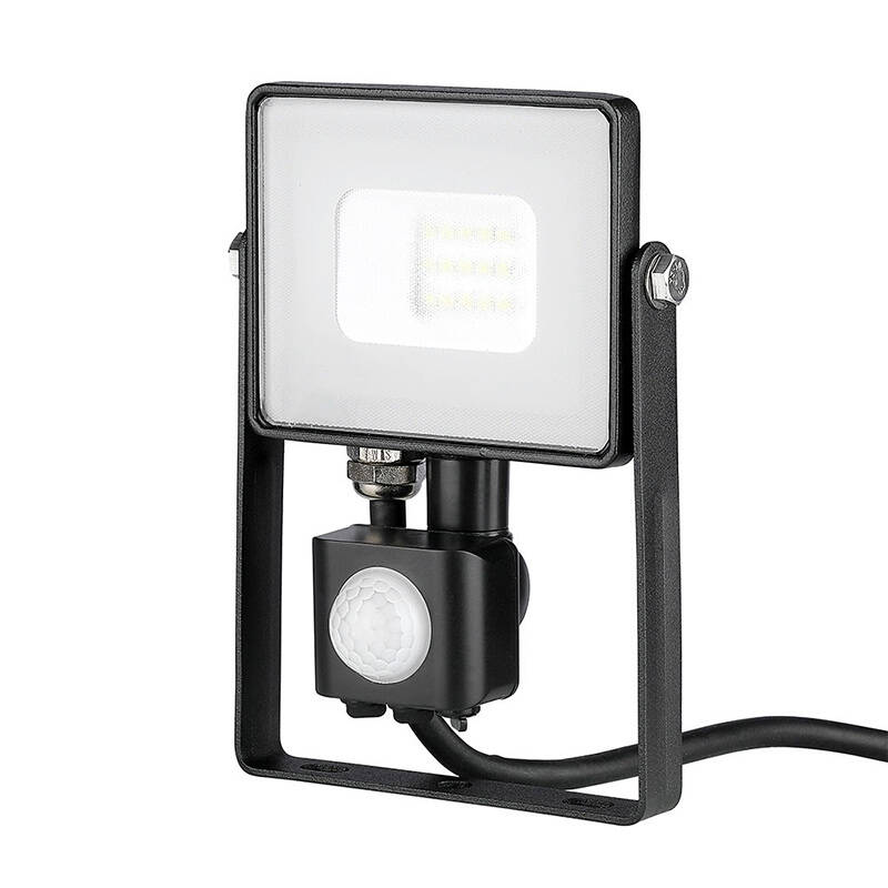 Image of V-Tac 10W Samsung Chip LED Floodlight with PIR Sensor