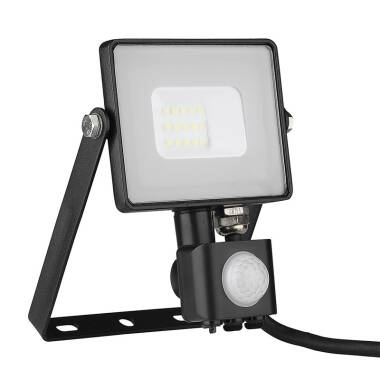 Image of V-Tac 10W Samsung Chip LED Floodlight with PIR Sensor