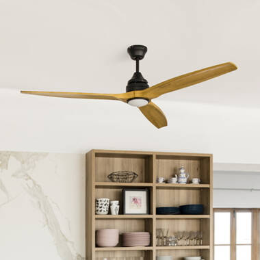 Image of Faro Barcelona Alo LED Ceiling Fan with Light, DC Motor and Remote Control