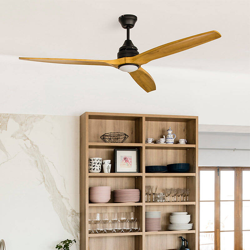 Image of Faro Barcelona Alo LED Ceiling Fan with Light, DC Motor and Remote Control