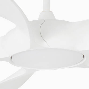 Image of Faro Barcelona Cocos LED Ceiling Fan with Light, DC Motor and Remote Control