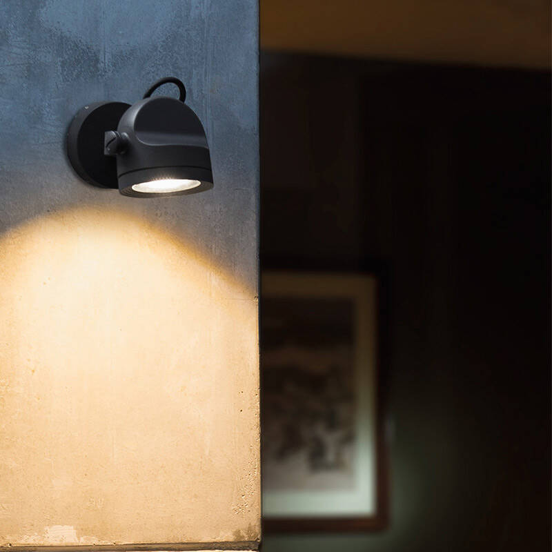 Image of Faro Barcelona Alfa LED Outdoor Wall Mounted Spotlight