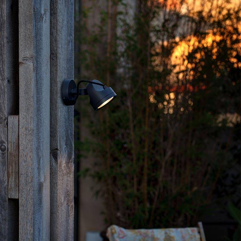 Image of Faro Barcelona Alfa LED Outdoor Wall Mounted Spotlight