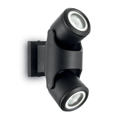 Raro Outdoor Wall Mounted Twin Spotlight