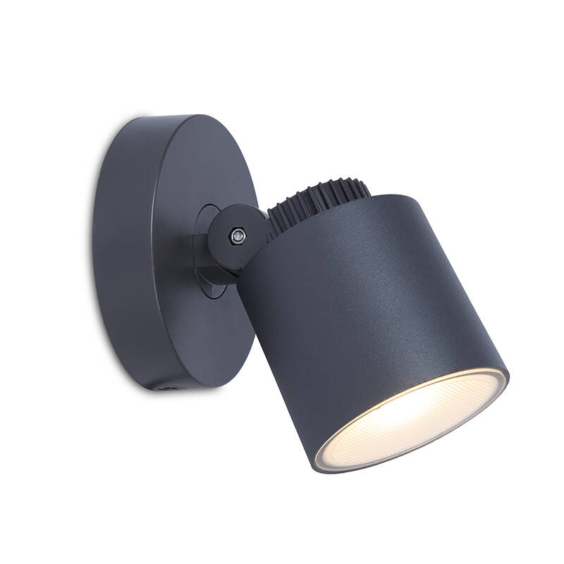 Image of Lutec Explorer LED Outdoor Wall Mounted Spotlight