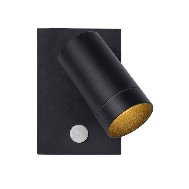 Image of Lucide Taylor Outdoor Wall Mounted Spotlight with PIR Sensor