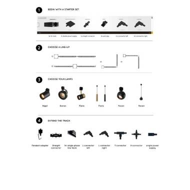 Image of Lucide Favori 1 Circuit Track Spot Light