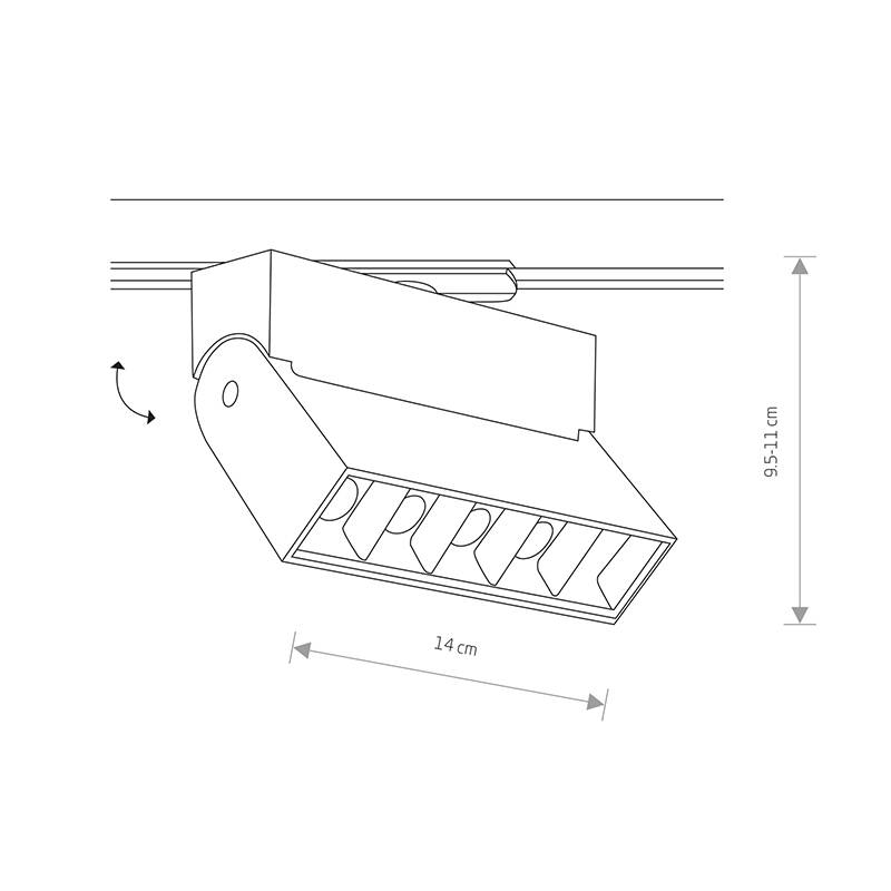 Image of Edit Focus 9W LED 1 Circuit Track Light
