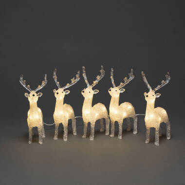 Konstsmide Christmas LED Reindeer String Lights