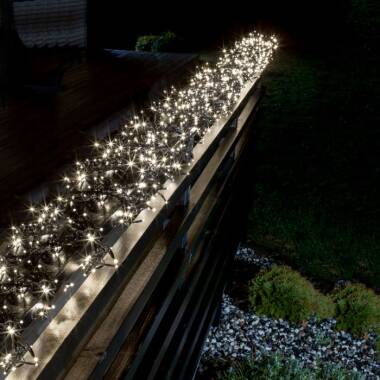 Image of Konstsmide 11.3M LED Multi-Function Cluster String Lights - 1536 Lights