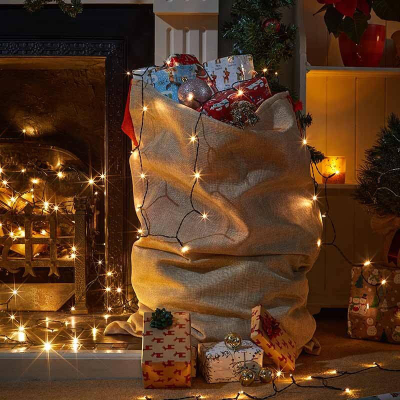 Image of Edit 19M Battery Operated LED Multi Function String Lights - 200 Lights