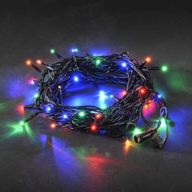 Konstsmide 5M Connectable Multi Colour LED String Lights - 50 Lights