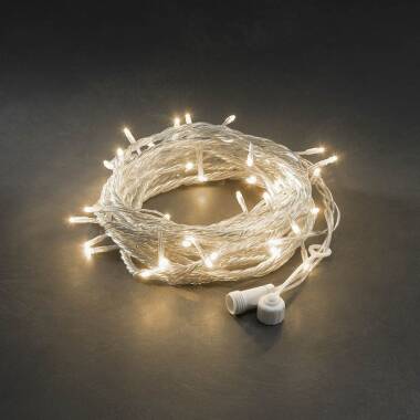 Konstsmide 10M Connectable Amber LED String Lights - 100 Lights