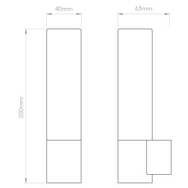 Image of Astro Bari Bathroom Wall Light