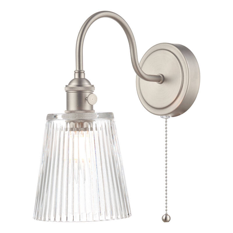 Image of Dar Hadano Ribbed Glass Wall Light