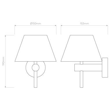 Image of Astro Roma Wall Light
