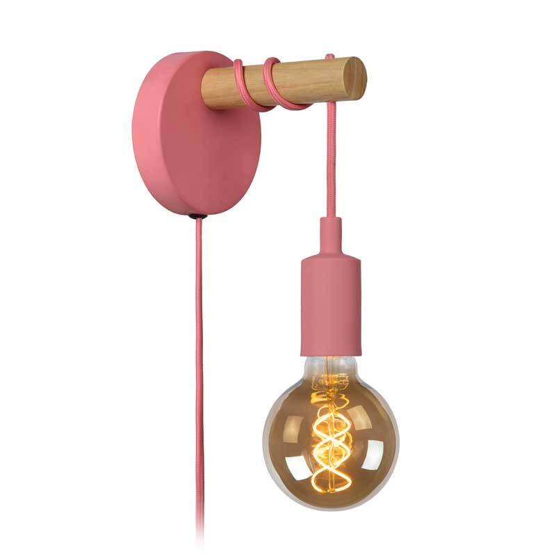 Image of Lucide Paulien Wall Light with Plug