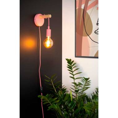Image of Lucide Paulien Wall Light with Plug