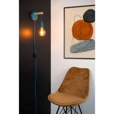 Image of Lucide Paulien Wall Light with Plug