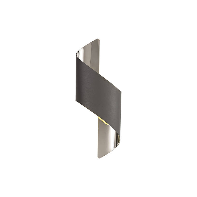 Image of Coil Large LED Flush Wall Light