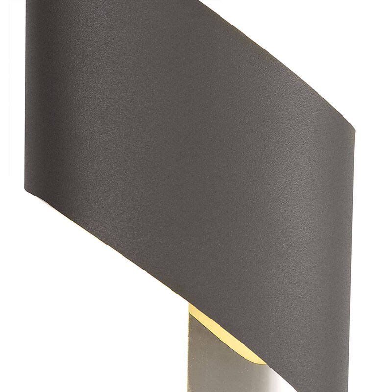 Image of Coil Large LED Flush Wall Light