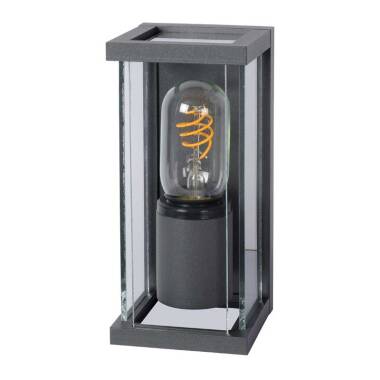 Image of Lucide Claire Mini Half Lantern Outdoor Twin Wall Light