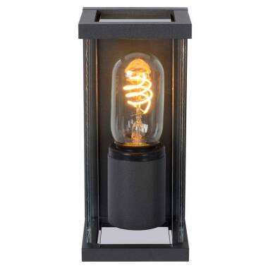 Image of Lucide Claire Mini Half Lantern Outdoor Twin Wall Light