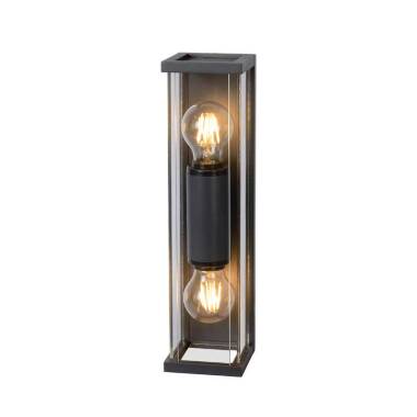 Lucide Claire Mini Half Lantern Outdoor Twin Wall Light
