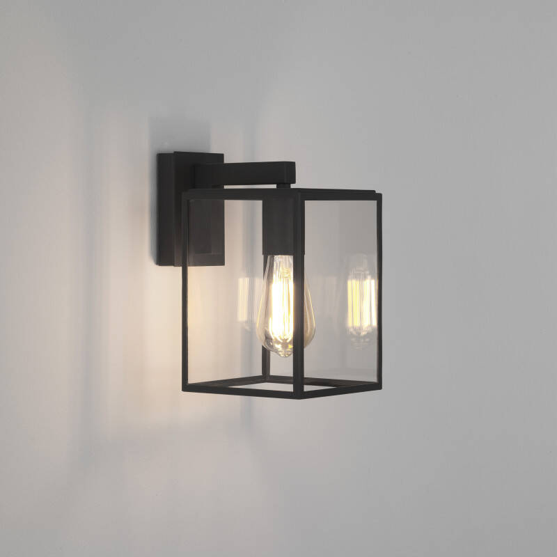 Image of Astro Box Outdoor Hanging Lantern Wall Light