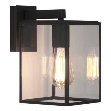Image of Astro Box Outdoor Hanging Lantern Wall Light
