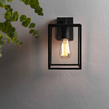 Image of Astro Box Outdoor Hanging Lantern Wall Light