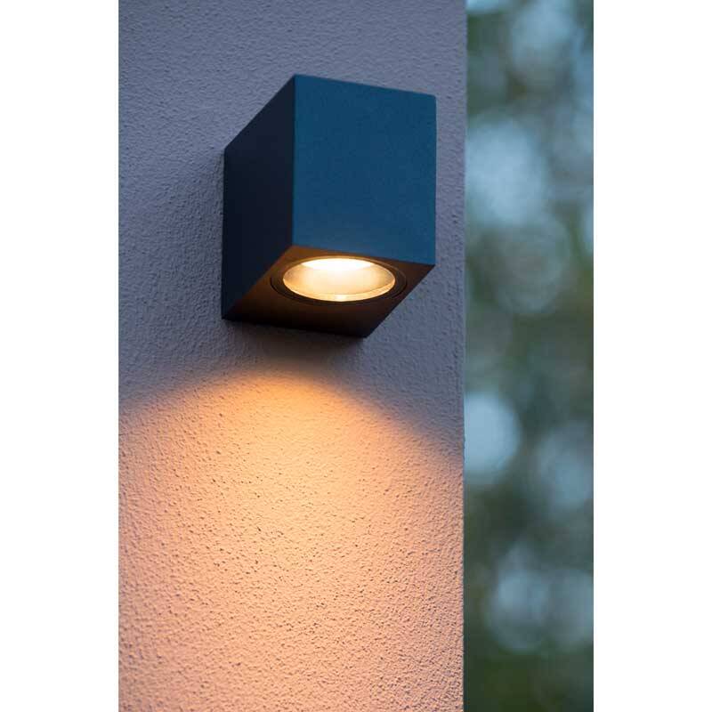 Image of Lucide Zora Square LED Outdoor Wall Light