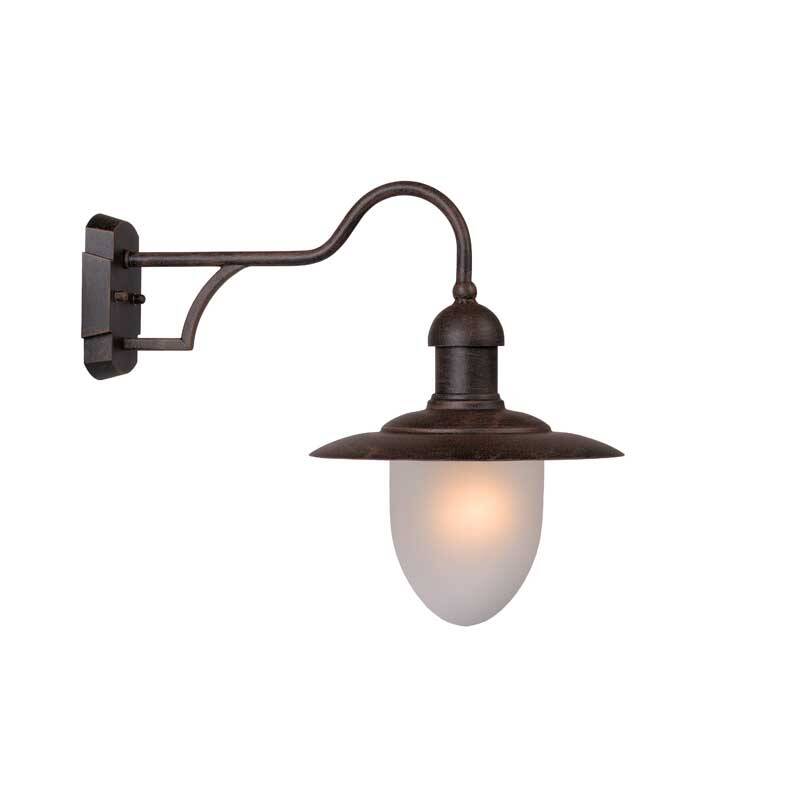 Image of Lucide Aruba Outdoor Hanging Lantern Wall Light