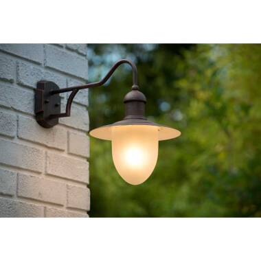 Image of Lucide Aruba Outdoor Hanging Lantern Wall Light